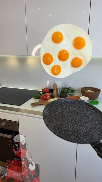 Как думаете получилось у неё или нет? результат 😂 Первый полёт яичницы, не в космос конечно 😼🫶😎 Как думаете получилось у неё или нет? результат 😂 Первый полёт яичницы, не в космос конечно 😼🫶😎