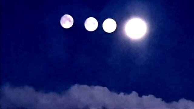 Над Петербургом увидели редкое явление 4 Луны