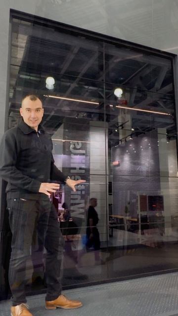 Стеклянные ворота - да ещё и с тонировкой