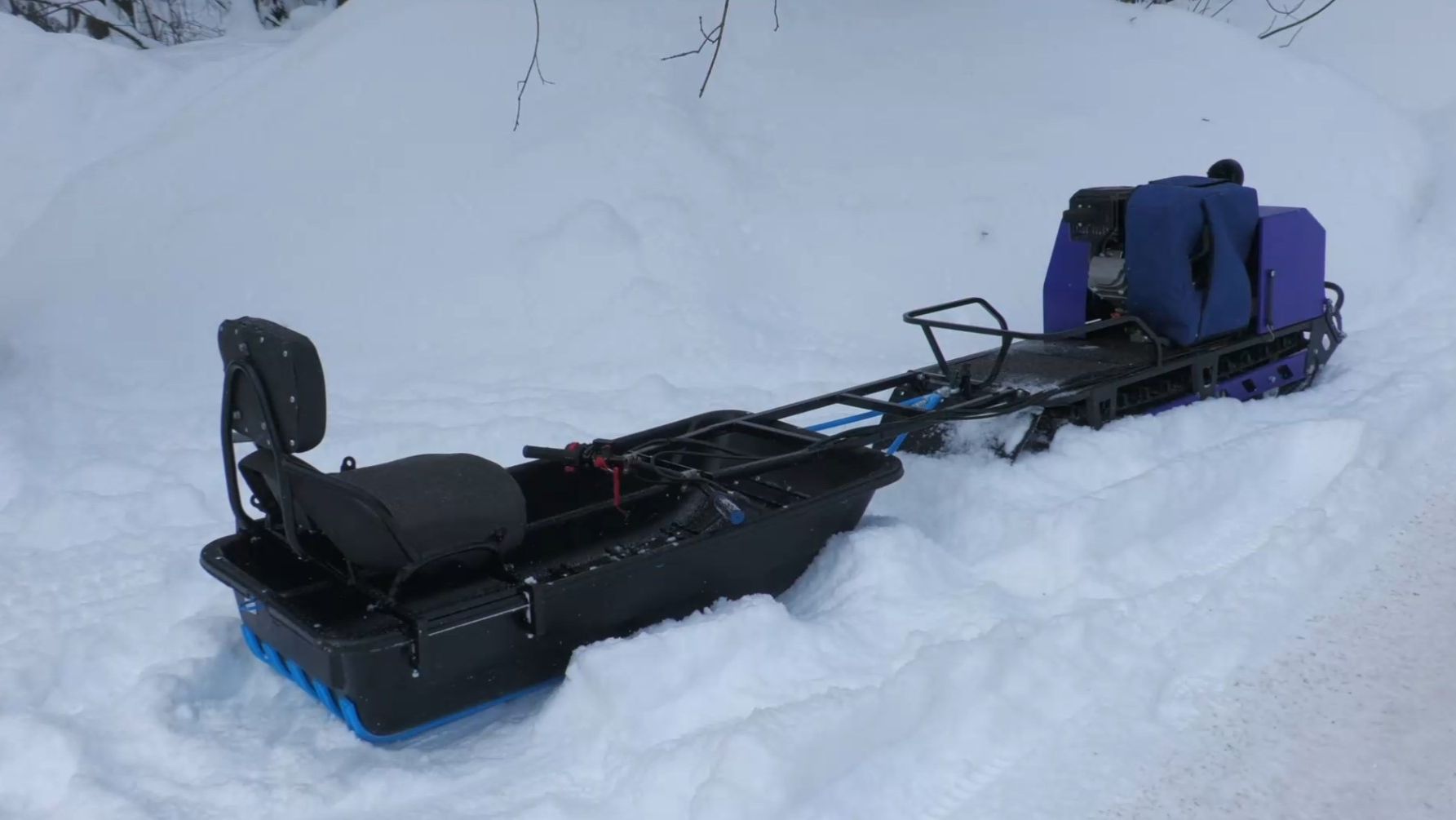 Покатушки на мотобуксировщиках перед фестивалем "Битва мотобуксировщиков 2026". Часть 1. смотреть онлайн