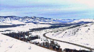 Южный Урал. Башкортостан. Прогулка на гору. Дом отдыха "Берёзки". 8 февраля 2026 г.