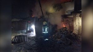 (Рыбинск-40) КРУПНЫЙ ПОЖАР В ГАРАЖНОМ МАССИВЕ