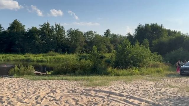 Пляж на реке Кобона смотреть онлайн