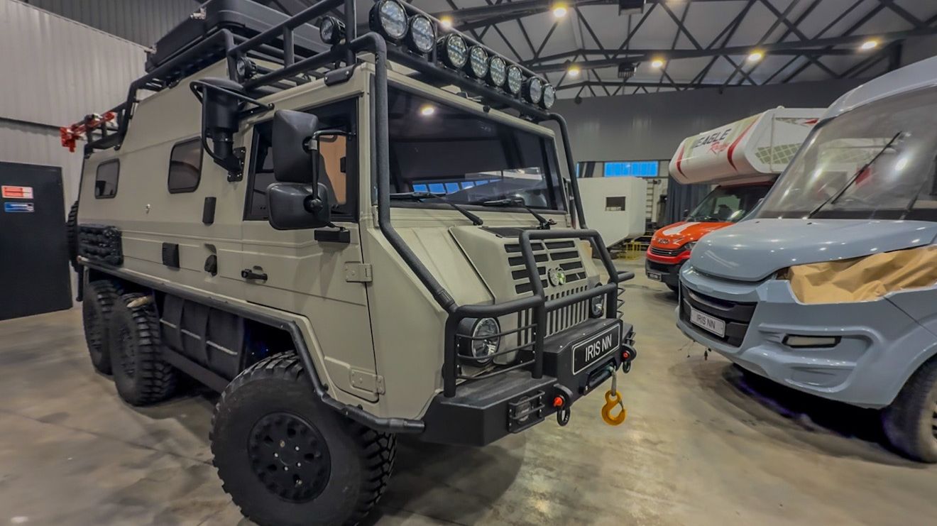 Автодома от ИРИС г.Нижний Новгород. Обзор производства и проектов в работе смотреть онлайн