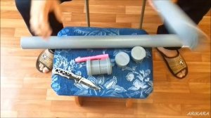 Тубус для шампуров из пластиковой трубы