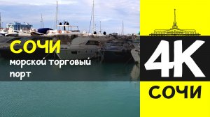 СОЧИ 4К / СОЧИ - морской торговый порт / 7 февраля 2026 / #путешествие #отдых #море