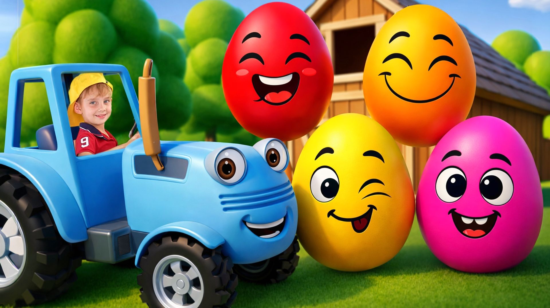 Синий Трактор Учим цвета - Левий Лев смотреть онлайн