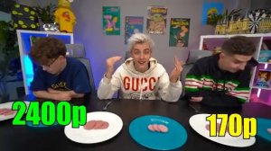 Дешёвая еда vs дорогая еда А4