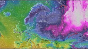Движение воздушных масс воздуха над Европой и ЕТР за январь 2026 года