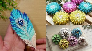 3 Идеи из фоамирана своими руками. Цветы из фоамирана.