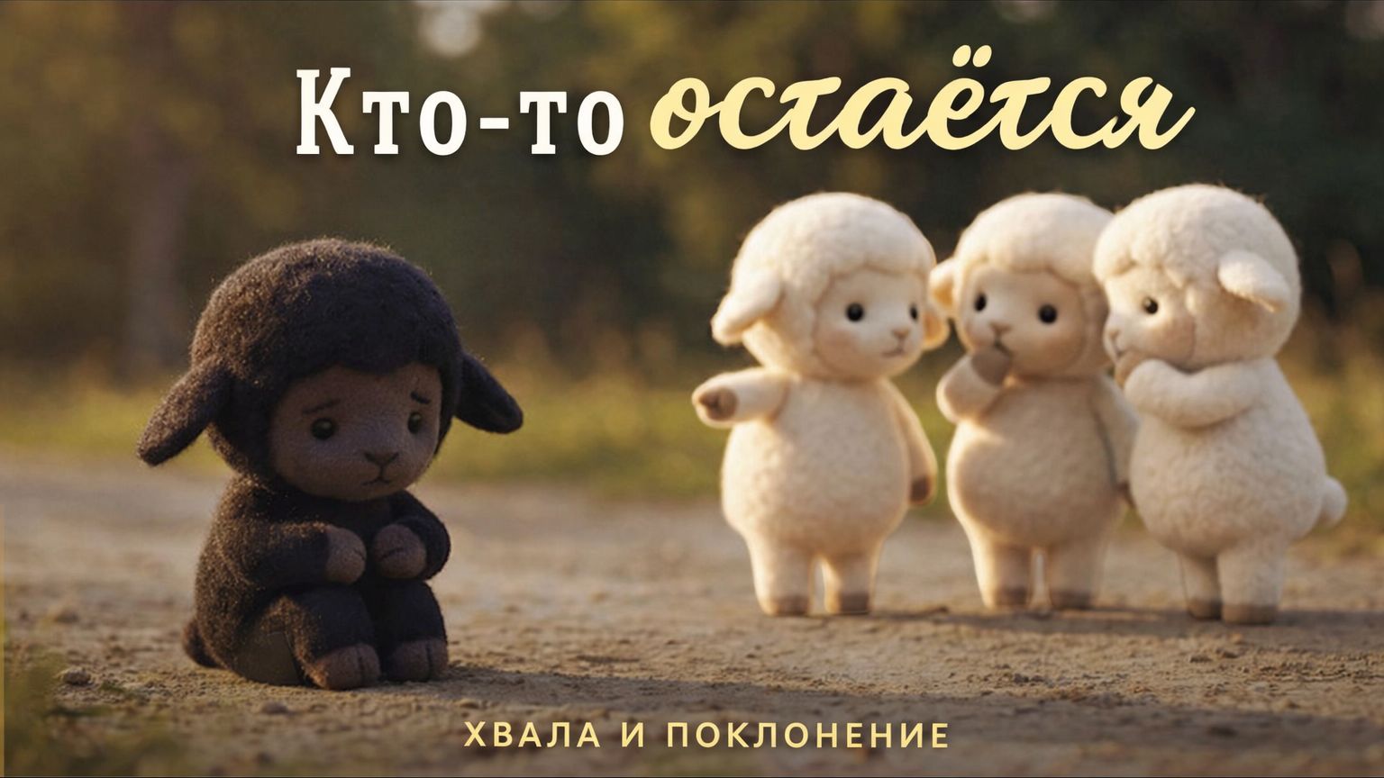Кто-то остаётся Поздняя ночная христианская молитва для одиноких. Мультик для маленьких детей