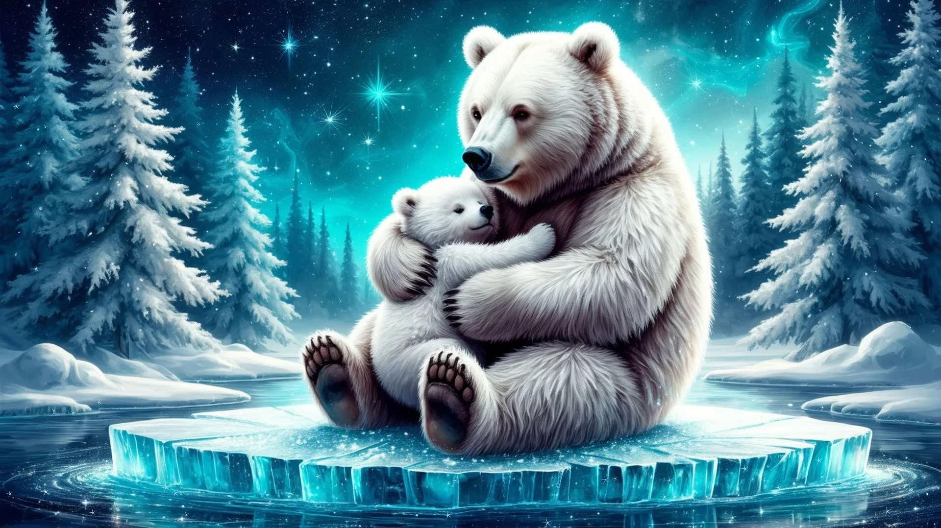 🌟 Колыбельная 🌟 Белые медведи🌟 Нежная колыбельная песня для малышей 🌟 смотреть онлайн