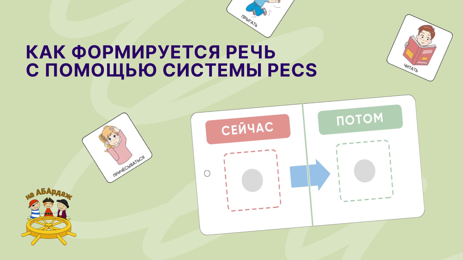 Как формируется речь с помощью системы PECS