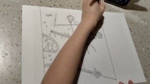 Рисунок клетки человека до раскрашивания.Максим и анатомией интересуется😄