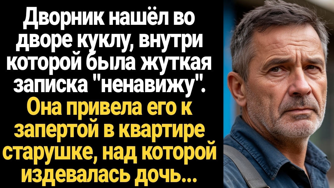 ИСТОРИИ ИЗ ЖИЗНИ/Дворник нашёл во дворе куклу, внутри которой была жуткая записка "ненавижу" смотреть онлайн