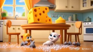 🧀 Мышки перехитрили кошечек на кухне!