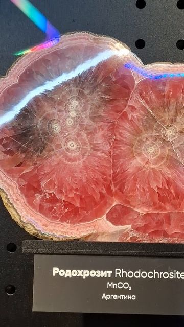 Родохрозит, редкий Минерал❤️🔥в Музее истории Мироздания #геология #география #минералы #земля