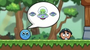 Несностный красный шар.Новый красный шар.Красный шарик.Пришелец красный шар.Босс.Красный шар.