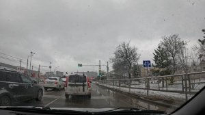 Анапа. 9.02.2026. Яндекс доставка. Пришла зима!!! Холодно!!!