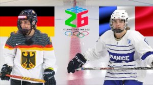 ХОККЕЙ ОЛИМПИЙСКИЕ ИГРЫ (ЖЕНЩИНЫ).  ГЕРМАНИЯ - ФРАНЦИЯ.  ТЕКСТОВАЯ ОНЛАЙН ТРАНСЛЯЦИЯ.