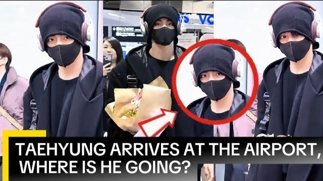 Даже так Тэхёна узнали в аэропорту! И он рассказал о своем следующем местоназначении! смотреть онлайн