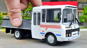 Модель Пазик грузовой автобус 1/43! Наши Автобусы спецвыпуск №18. Про машинки