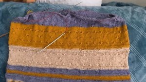 Мой процесс вязания жилета.