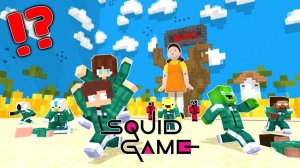 Джей Джей и Майки играют в ИГРА КАЛЬМАРА. Майнкрафт Мультик