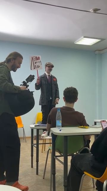 На съемках короткометражного сериала 