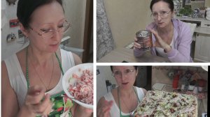 Февраль 2026 года. Купила масло с воском для веранды. Пицца с беконом. Салат: томаты, сыр, колбаса.