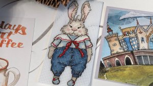 Почти рукодельный влог. Вышивальная неделя 30.01 - 07.02.2026. Часть 2. Играю в "Возвращение Алисы"