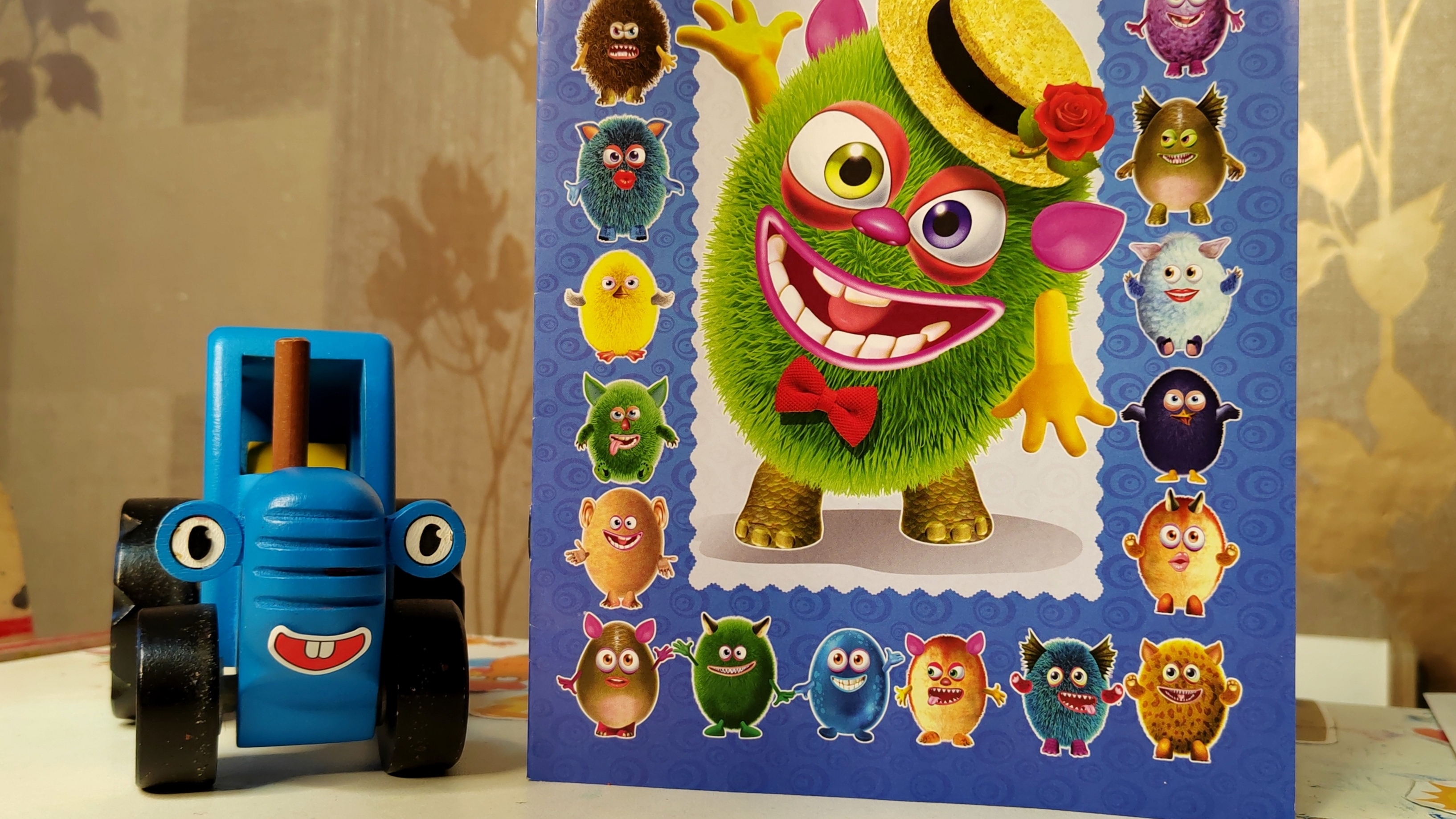 Развиваем воображение. Собираем Чудика из наклеек смотреть онлайн