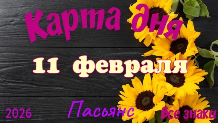 Карта дня❄️ 11 февраля 🎄☃️Пасьянс. Тайм-код в описании 🦢 смотреть онлайн