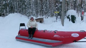 На Банане по Снегу, как по Морю.....Западная Сибирь...