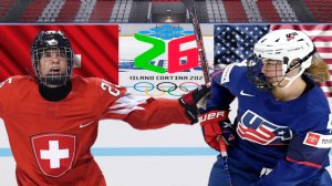 ХОККЕЙ ОЛИМПИЙСКИЕ ИГРЫ (ЖЕНЩИНЫ).  ШВЕЙЦАРИЯ - США.  ТЕКСТОВАЯ ОНЛАЙН ТРАНСЛЯЦИЯ