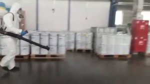 Дезинфекция от коронавируса производственных помещений финской компании Текнос