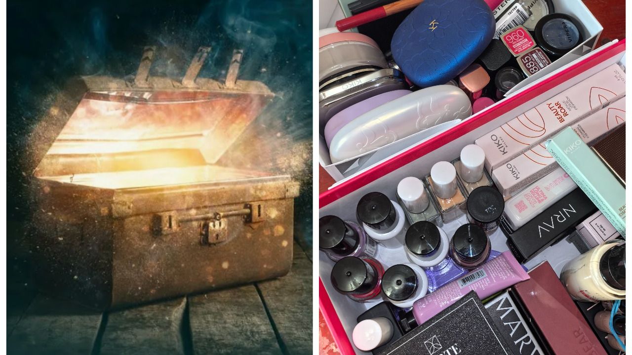 Инвентаризация декоративной косметики. Все что имеется в запасах и в использовании. Смотрим! смотреть онлайн