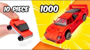 ЛЕГО Уровень 1 против 100 машинок LEGO…