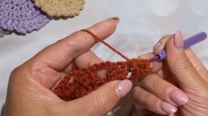 3D узор крючком .Для вязания шарфа,палантина,пледа/