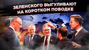 Страх Европы: Брюссель конвоирует Зеленского, чтобы он не договорился о мире!