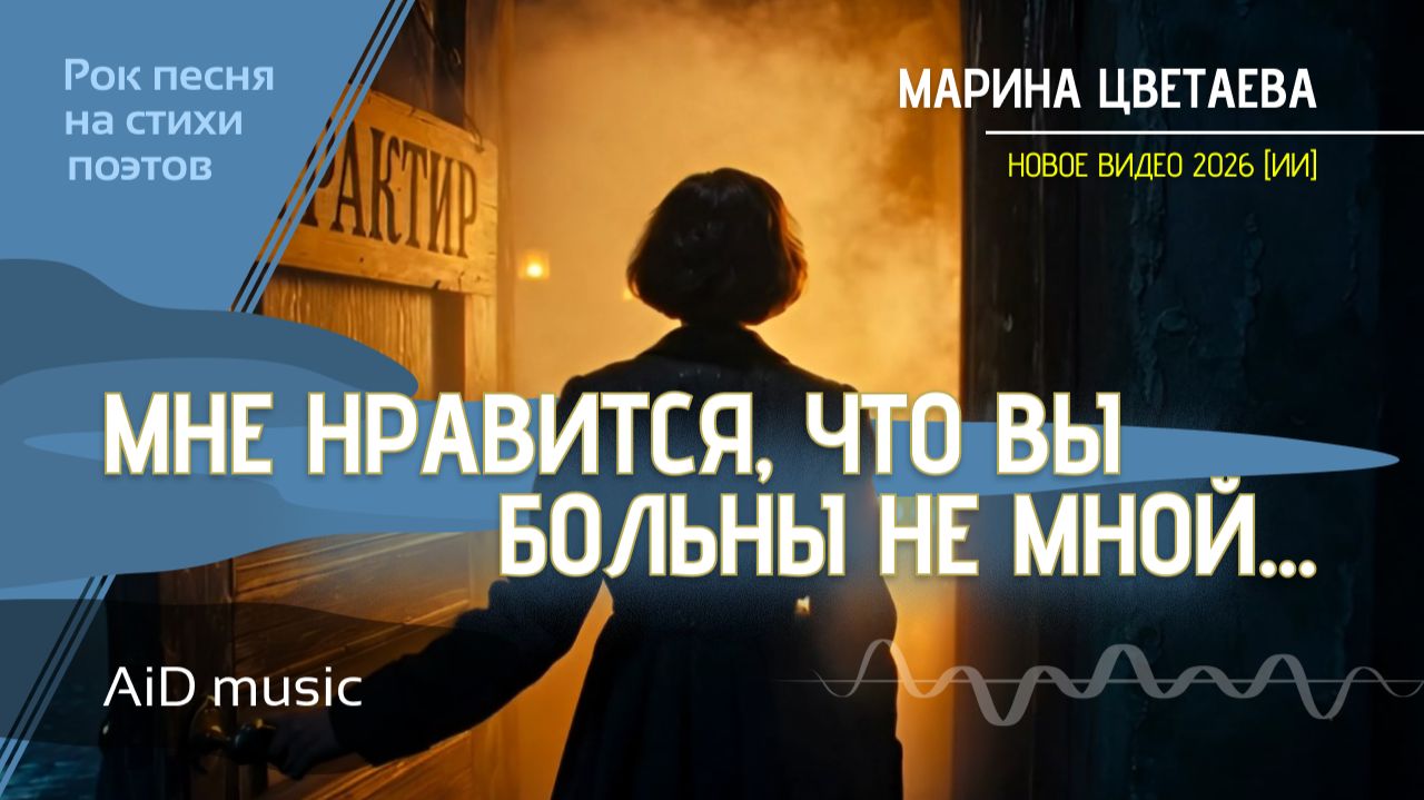 [Мне нравится что вы больны не мной] - рок на стихи Цветаевой | Новое видео [ИИ] смотреть онлайн