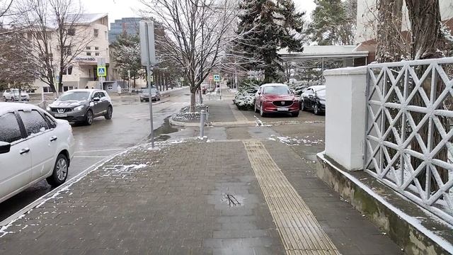 Анапу сегодня накрыло снегом! 9 февраля 2026. смотреть онлайн