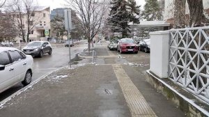 Анапу сегодня накрыло снегом! 9 февраля 2026.