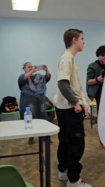 На съемках короткометражного сериала 