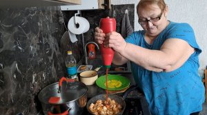 По магазинам. Покупки. Готовлю вкусный и простой обед из куриной грудки.