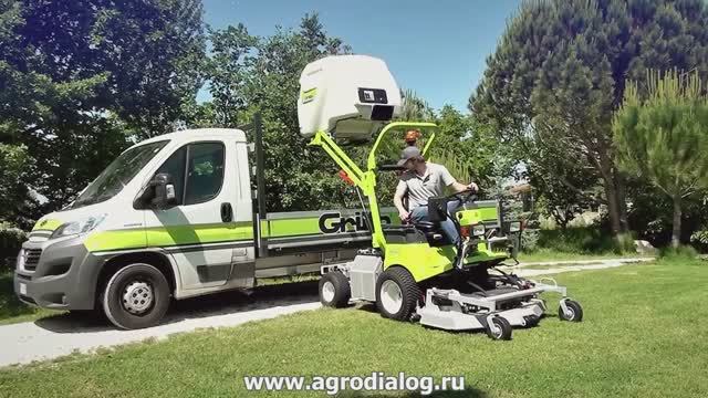 Садовый райдер Grillo FD 900 смотреть онлайн