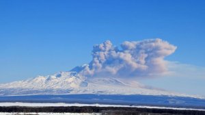 Пеплопад произошел на Камчатке после выброса вулкана Шивелуч