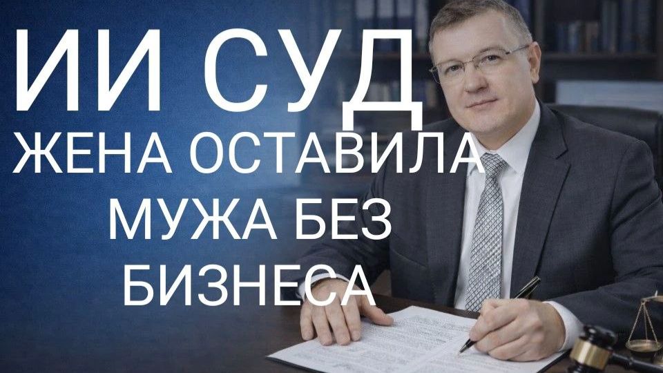 ИИ СУД. ЖЕНА ОСТАВИЛА МУЖА БЕЗ БИЗНЕСА смотреть онлайн