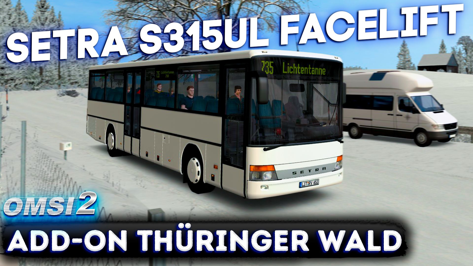НЕМЕЦКАЯ ПРОВИНЦИЯРЕЙС НА SETRA S315UL FACELIFT ПО ТЮРИНГСКОМУ ЛЕСУ