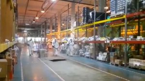 Санитарная обработка логистического комплекса DPD RUS